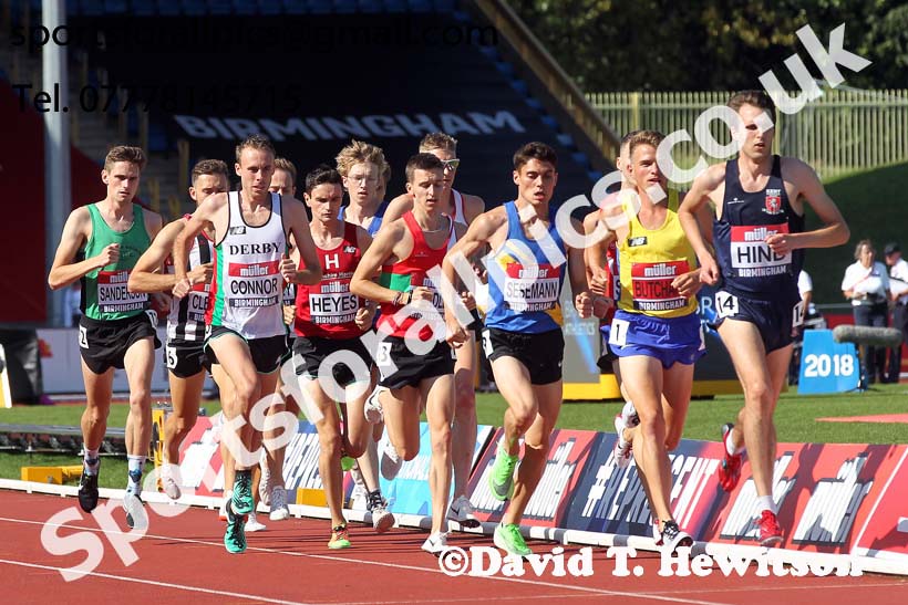 Mens 5000 metres, 2019 Muller British Championships, Alexander Stadium, Birmingham. Photo: David T. Hewitson/Sports for All Pics